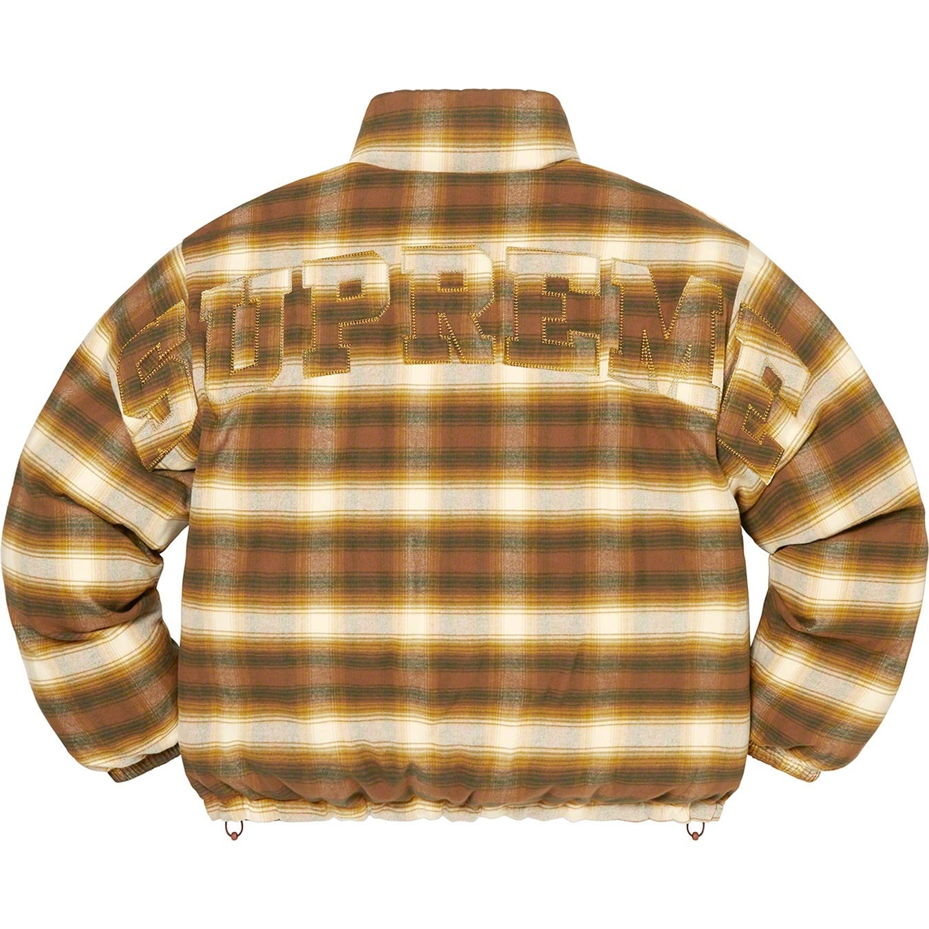 Flannel Reversible Puffer Jacket view 13